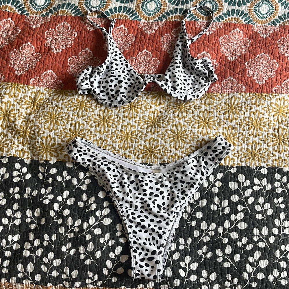 Polka dot bikini